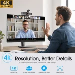 4K Webcam with AI Tracking and Wide Angle Remote Control 2 | PricZone 4K Webcam with AI Tracking and Wide Angle Remote Control 2 | PricZone