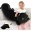 44-inch Glow-in-the-Dark Giant Cat Plush Body Pillow