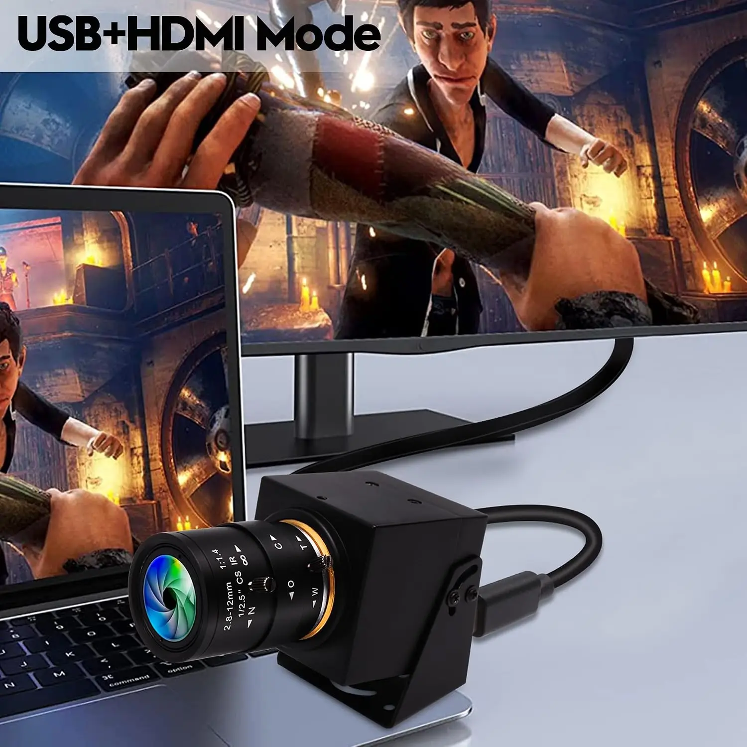 4K USB Webcam with 4X Optical Zoom and HDMI Output 8