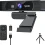 4K HD Wide Angle Webcam with Microphone Remote