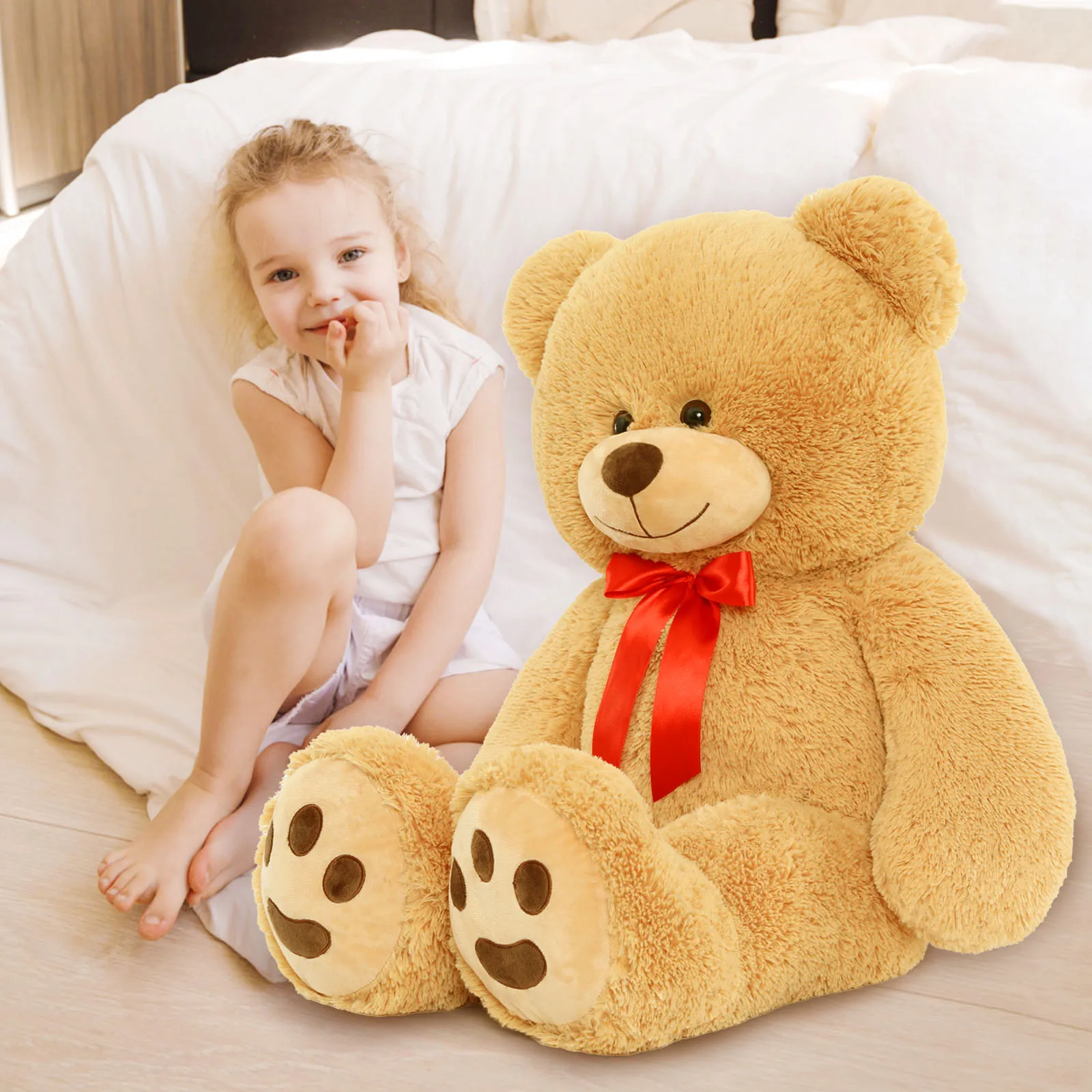 Big Brown Teddy Bear Stuffed Animal Plush Toy Gift 5 | PricZone Big Brown Teddy Bear Stuffed Animal Plush Toy Gift 5 | PricZone