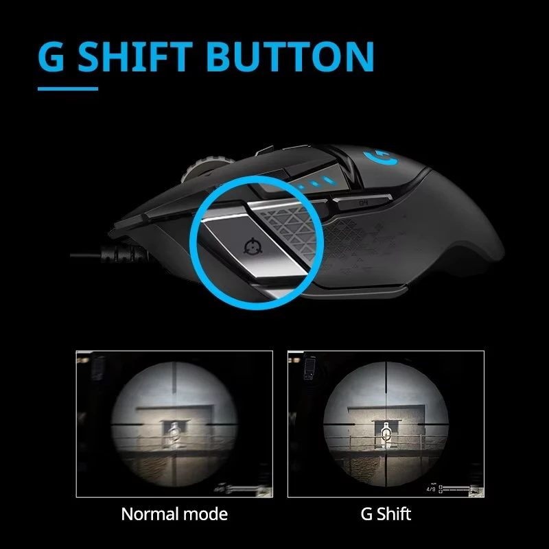 Logitech G502 Hero Wired Gaming Mouse 4 | PricZone Logitech G502 Hero Wired Gaming Mouse 4 | PricZone