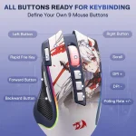 Redragon M612Ak Pro RGB Gaming Mouse 8000 DPI 4 | PricZone