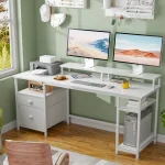 2Person Office Desk with Power Sockets and Storage 5 | PricZone 2 Person Office Desk with Power Sockets and Storage 5 | PricZone