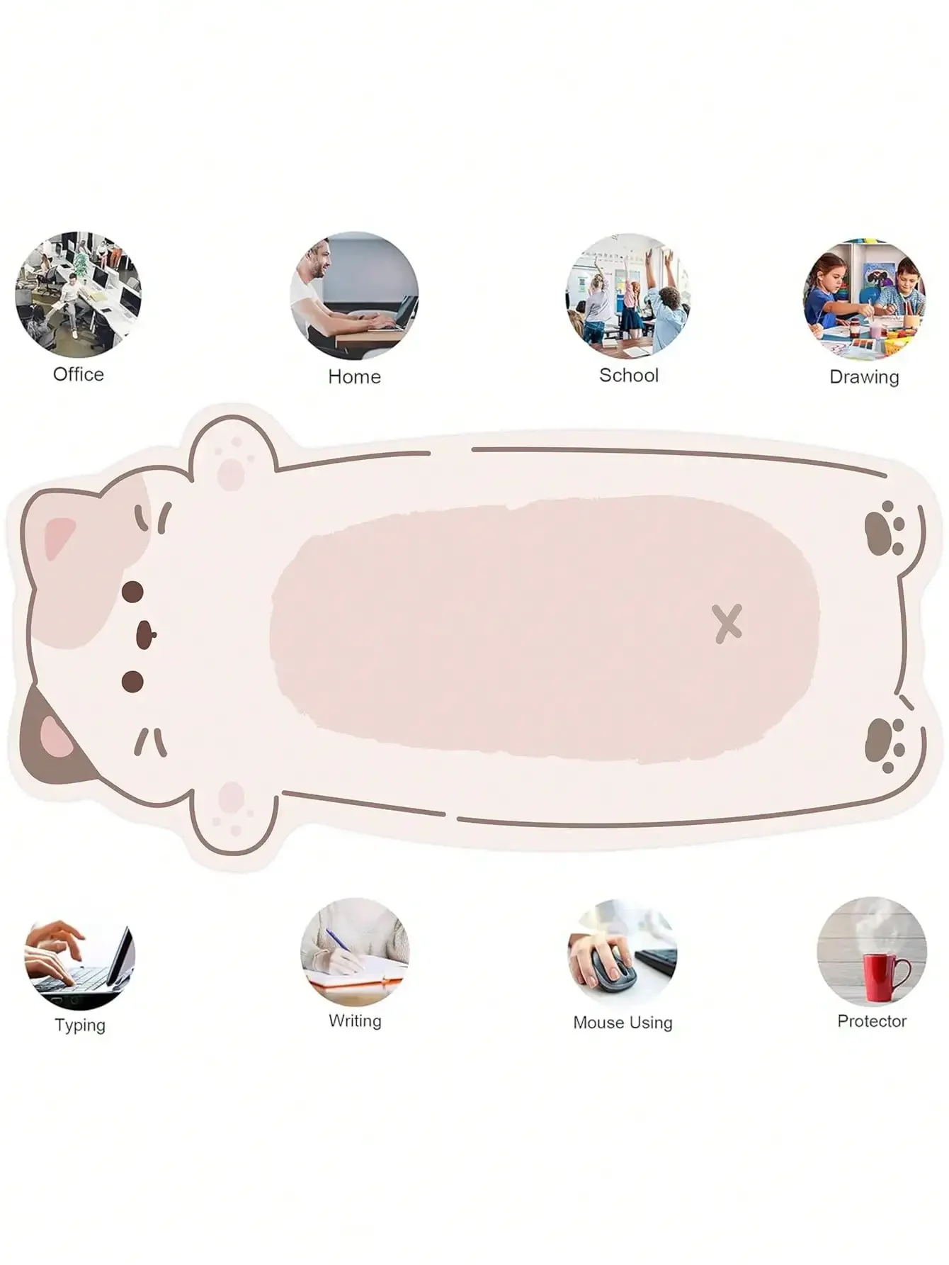 Large Universal Alien Cute Lying Cat Desk Pad Mouse 3 | PricZone Large Universal Alien Cute Lying Cat Desk Pad Mouse 3 | PricZone