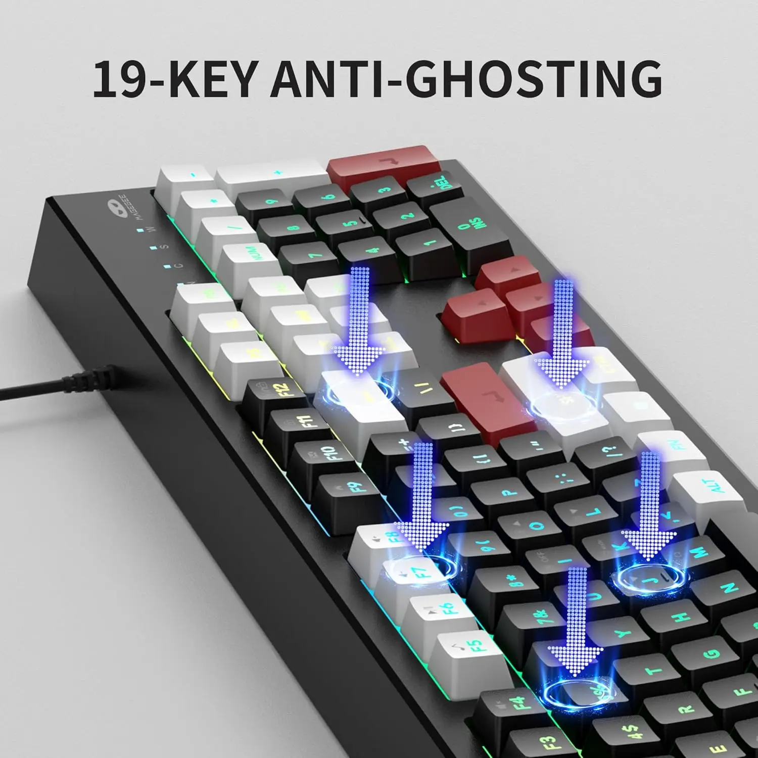 Magegee Creamy K2 Classic Wired RGB Backlit Keyboard 6 | PricZone Magegee Creamy K2 Classic Wired RGB Backlit Keyboard 6 | PricZone