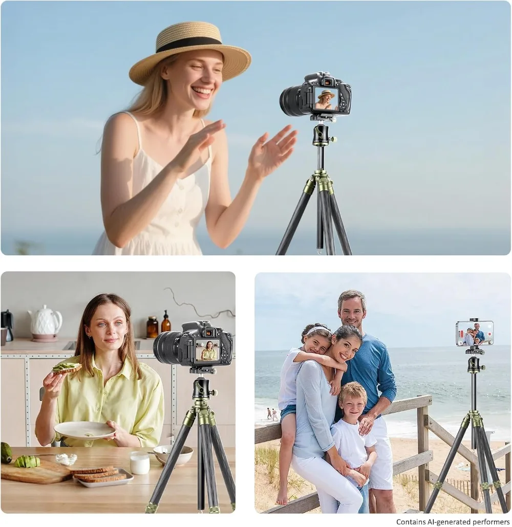 Travel Camera Tripod with Ball Head Compact Carbon Fiber 6 | PricZone Travel Camera Tripod with Ball Head Compact Carbon Fiber 6 | PricZone
