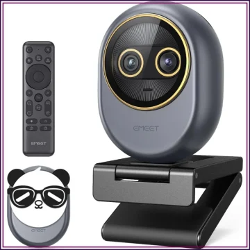 Dual Camera 4K Webcam for Streaming with 11X Hybrid Zoom 1 | PricZone