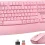 Wireless Keyboard and Mouse Full-Sized Cordless