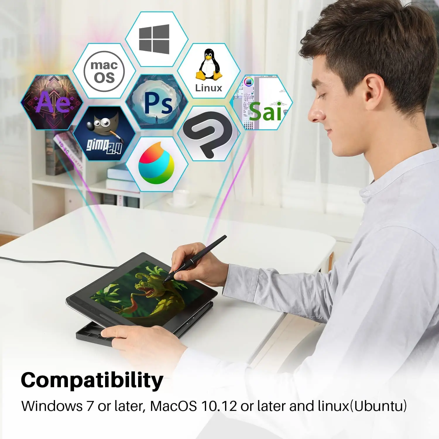 Huion Kamvas Pro 12 Graphics Tablet Screen with 120 sRGB 2 | PricZone Huion Kamvas Pro 12 Graphics Tablet Screen with 120 sRGB 2 | PricZone
