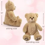 Brown Teddy Bear 12 Plush Toy for Kids 3 | PricZone