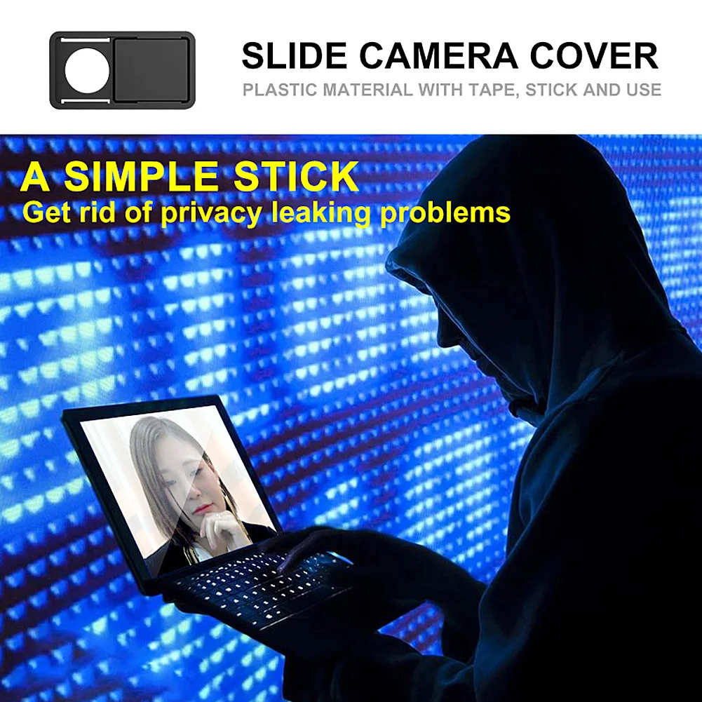 3Pcs Plastic Webcam Covers for Phone Laptop Desktop 9