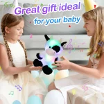 Glowing Dairy Cattle Farm Cow Plush Toy for Kids 5 | PricZone