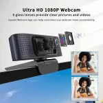 Windows Mac Linux 1080P Webcam with Microphone 6 | PricZone Windows Mac Linux 1080P Webcam with Microphone 6 | PricZone