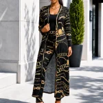 2Piece Long Sleeve Printed Pants Set with Cardigan 1 | PricZone 2 Piece Long Sleeve Printed Pants Set with Cardigan 1 | PricZone