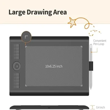 Gaomon M10K Graphic Tablet for Drawing and Art 2