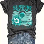 Plus Size Sunshine State Of Mind Flower Tank Top 1 | PricZone Plus Size Sunshine State Of Mind Flower Tank Top 1 | PricZone