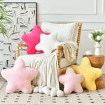 Soft Star Shaped Plush Floor Cushion 15 Inch 3 | PricZone