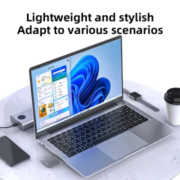 14.1 Ultra Slim Windows 11 Pro Laptop Computer intel Atom A3950 12GB RAM 1TB 2TB SSD Notebook PC 1080P HD Office Study Laptops 2