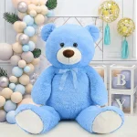 130Cm Giant Teddy Bear Blue Plush Toy for Mother 5 | PricZone