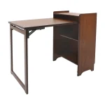 Foldable Bamboo Computer Desk with Storage Shelves 7 | PricZone Foldable Bamboo Computer Desk with Storage Shelves 7 | PricZone