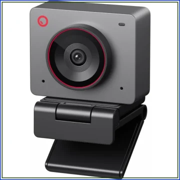4K Webcam with 1/2" Sensor Ai Framing Autofocus Beauty