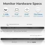 FHD 1080P IPS Monitor with Built In Speakers 4 | PricZone