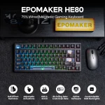 Epomaker He80 75 Qwerty Us Layout HotSwap Gasket Wired 1 | PricZone Epomaker He80 75 Qwerty Us Layout Hot Swap Gasket Wired 1 | PricZone