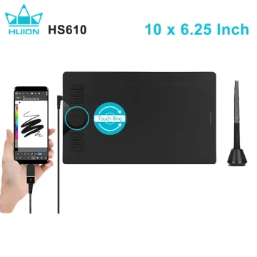 Huion Hs610 Graphic Tablets Digital Pen Tablet for Android 2