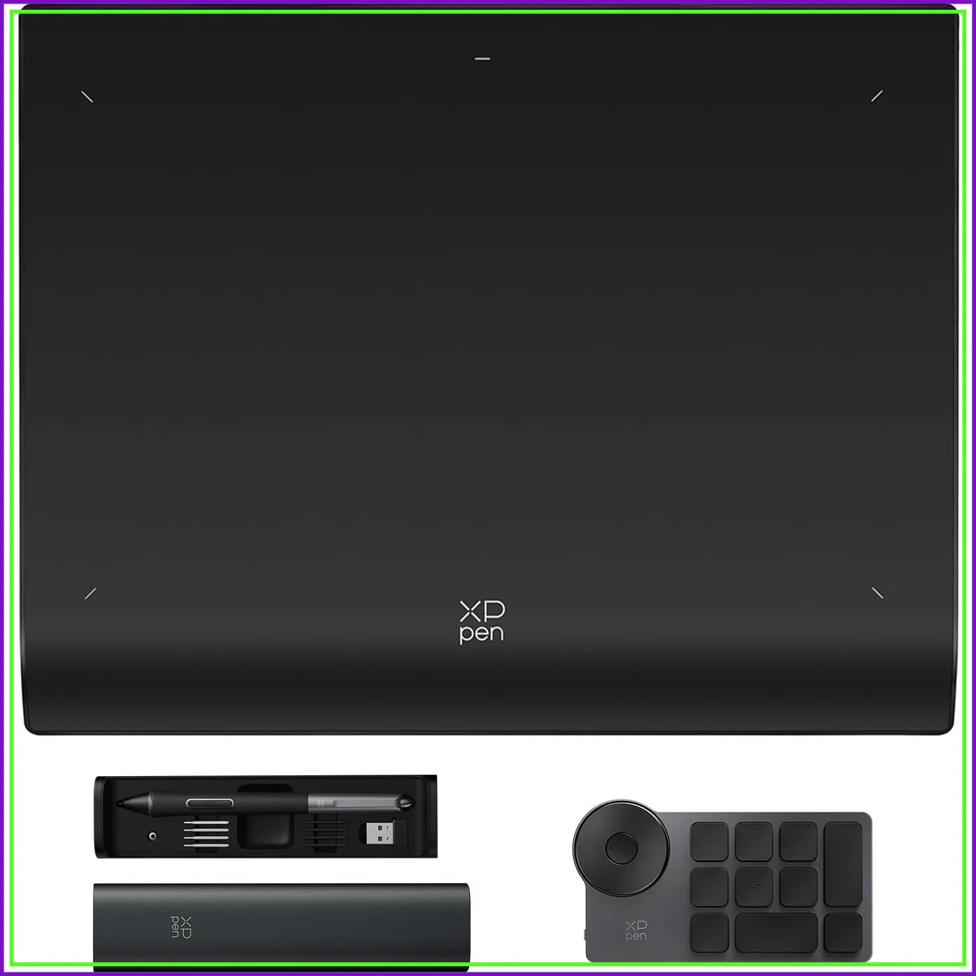 Inch Wireless Drawing Tablet with X3 Pro Stylus and Key Dial 7