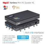 Mele Quieter4C N150 Fanless Mini PC with 8Gb Ddr4 RAM 2 | PricZone Mele Quieter4C N150 Fanless Mini PC with 8Gb Ddr4 RAM 2 | PricZone