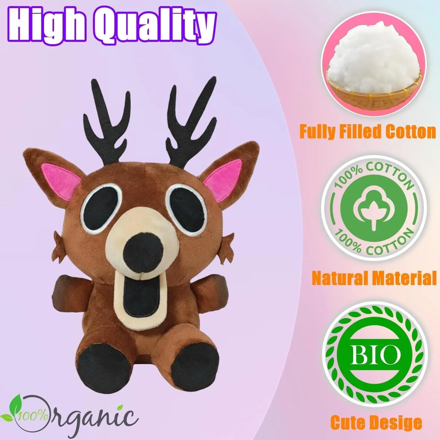 Nights Forest Plush Toy 8 Inch Deer 4 | PricZone Nights Forest Plush Toy 8 Inch Deer 4 | PricZone