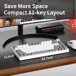 Ajazz Ak820 Wired Gaming Keyboard Red Switch 75 Layout 4 | PricZone Ajazz Ak820 Wired Gaming Keyboard Red Switch 75 Layout 4 | PricZone