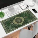 Vintage Green Persian Carpet Gaming Mouse Pad and Keyboard 3 | PricZone Vintage Green Persian Carpet Gaming Mouse Pad and Keyboard 3 | PricZone