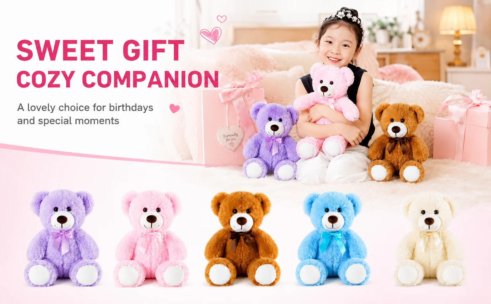 Snowolf 135 Inch Teddy Bear Plush Toy for Girls 7 | PricZone Snowolf 135 Inch Teddy Bear Plush Toy for Girls 7 | PricZone