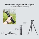 Carbon Fiber Tripod 099 Lbs Compact Pocket Travel 4 | PricZone Carbon Fiber Tripod 099 Lbs Compact Pocket Travel 4 | PricZone