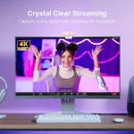 4K Webcam with DistortionFree Lens 1080P 60Fps Autofocus 2 | PricZone 4K Webcam with Distortion Free Lens 1080P 60Fps Autofocus 2 | PricZone