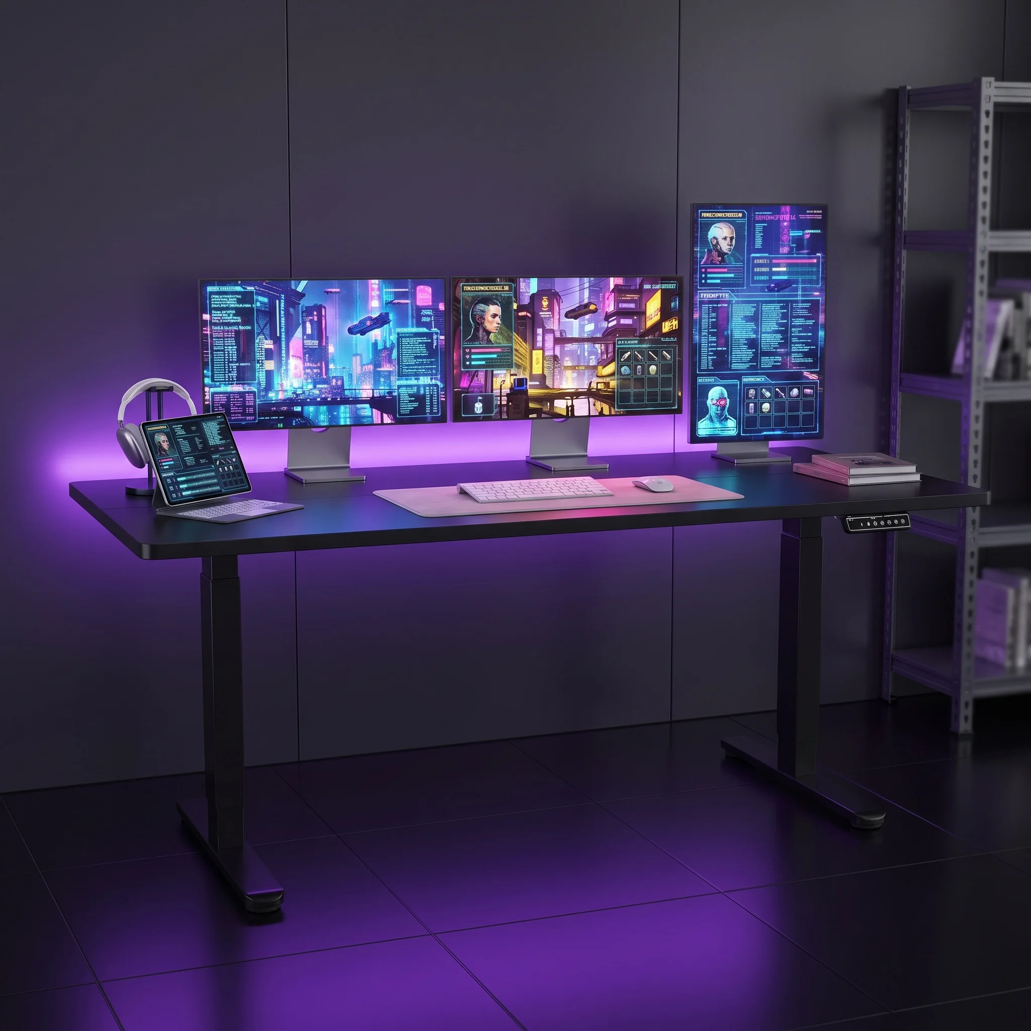 Adjustable Electric Standing Desk with 4 Memory Settings 2 | PricZone Adjustable Electric Standing Desk with 4 Memory Settings 2 | PricZone