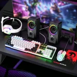 Mambasnake T11 5In1 Wired Rainbow LED Backlit Keyboard Set 1 | PricZone Mambasnake T11 5 In 1 Wired Rainbow LED Backlit Keyboard Set 1 | PricZone