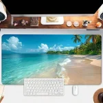 Blue Ocean Mouse Pad Summer Beach Desk Large Accessories 1 | PricZone Blue Ocean Mouse Pad Summer Beach Desk Large Accessories 1 | PricZone