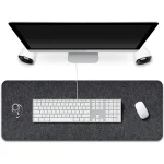 80X40Cm Wool Felt Gaming Desk Mat with Non Slip Base 5 | PricZone