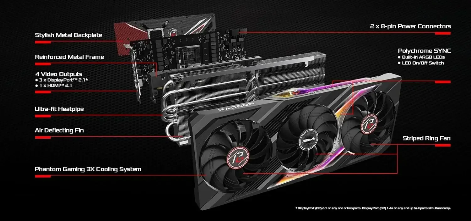 Amd Radeon Rx 7900 Xt Phantom Gaming 20Gb Oc Graphics Card 3 | PricZone Amd Radeon Rx 7900 Xt Phantom Gaming 20Gb Oc Graphics Card 3 | PricZone