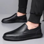 Genuine Leather Casual Shoes Concise Designer Flat 5 | PricZone
