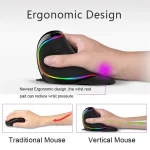 Delux M618 Plus Ergonomic Vertical Gaming Mouse 6 Buttons 2 | PricZone Delux M618 Plus Ergonomic Vertical Gaming Mouse 6 Buttons 2 | PricZone
