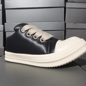 Luxury Genuine Leather Casual Sneakers with Wide Laces 1 | PricZone