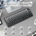 Attack Shark X66 65 Wireless Mechanical Keyboard with Knob 1 | PricZone