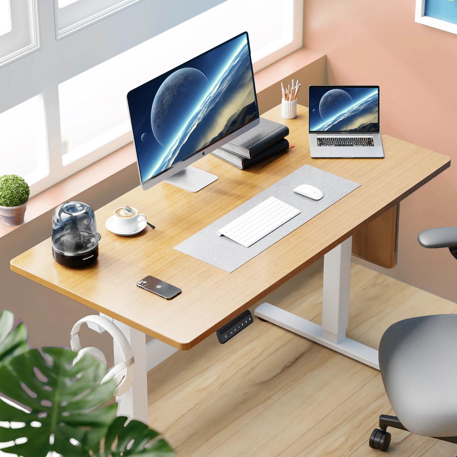 Electric Standing Desk 40X24 Inch Height Adjustable 20