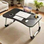 Curved Design Bedside Computer Desk with Sturdy Folding 6 | PricZone
