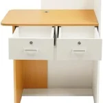 Modern Reception Desk with LED Light and Lockable Drawer 6 | PricZone Modern Reception Desk with LED Light and Lockable Drawer 6 | PricZone
