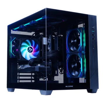 Mloong Gaming PC Desktop with AMD Ryzen 5 5500 and Radeon 1